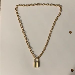 Lock necklace